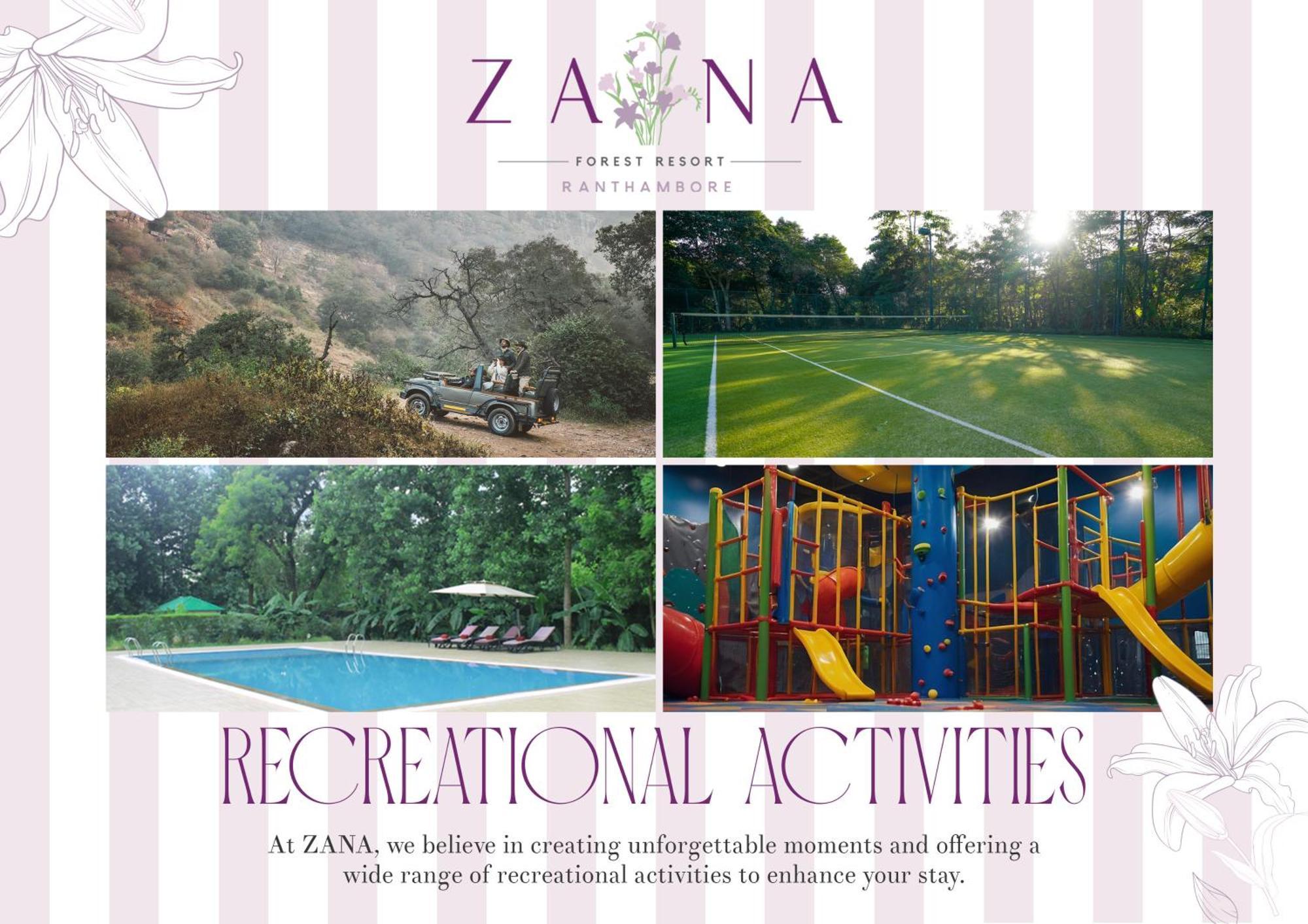 Zana Luxury Forest Resort, Ranthambore Sawai Madhopur Exteriör bild